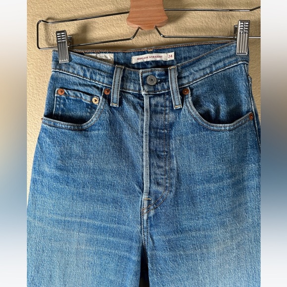 LEVI'S® Premium Ribcage Ankle Straight Jean in Georgie - Picture 8 of 13